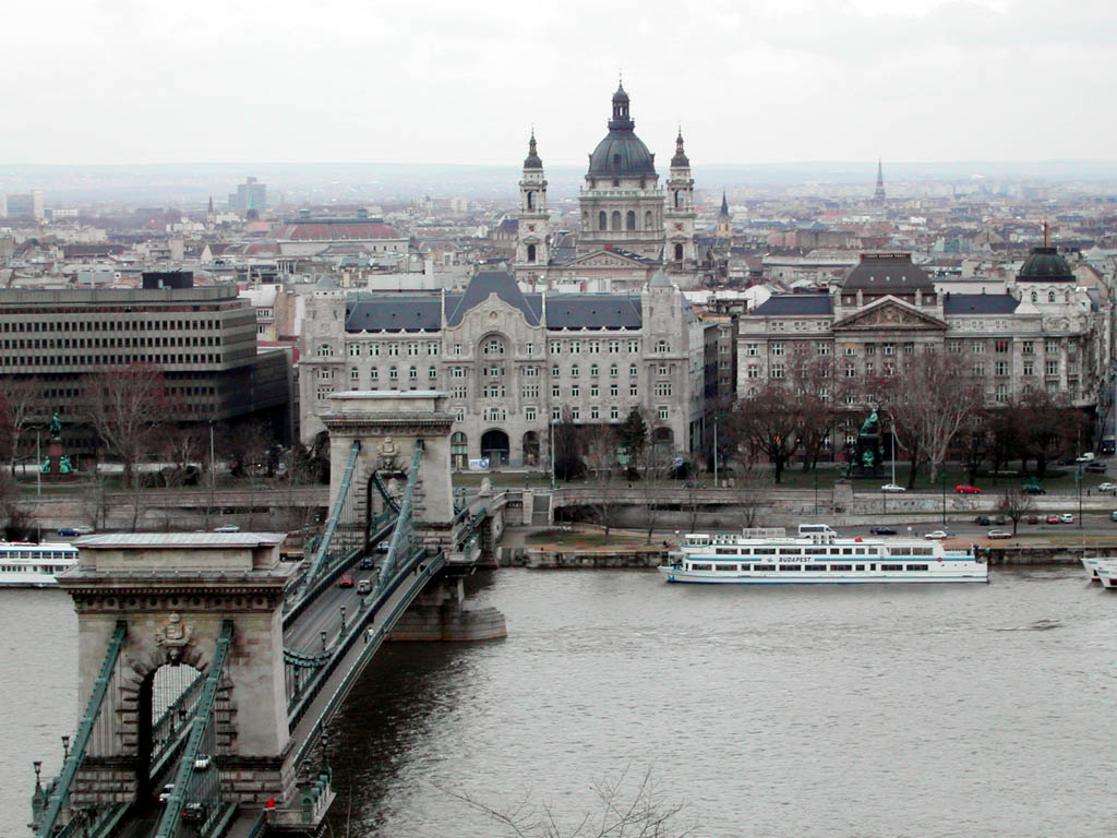 Budapest - Pest and the Chain Bridge 3_Corrected